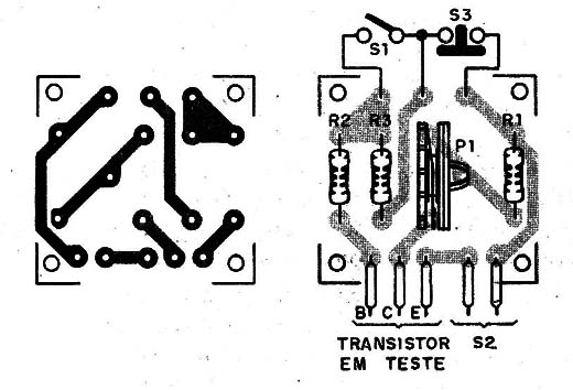 Figura 8 – Placa de circuito impresso para a montagem
Figura 8 – Placa de circuito impresso para a montagem