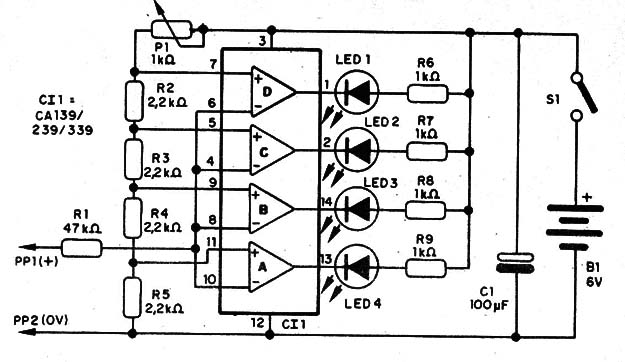 Figura 3 – Diagrama do voltímetro
Figura 3 – Diagrama do voltímetro