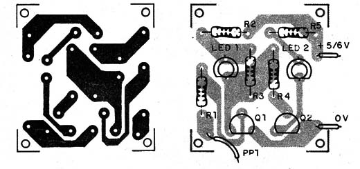    Figura 3 – Placa de circuito impresso para a montagem
