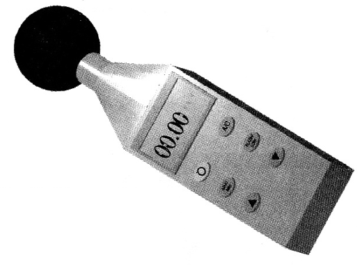 Fig. 7 - Um medidor de nível sonoro comercial (decibelímetro).
Fig. 7 - Um medidor de nível sonoro comercial (decibelímetro).