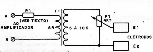 Circuito completo do Sensi-Som.
