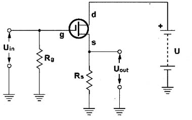 JFET-MOSFET - Ganho e Impedância em dreno comum