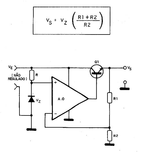  Regulador de Tensão com Operacional 