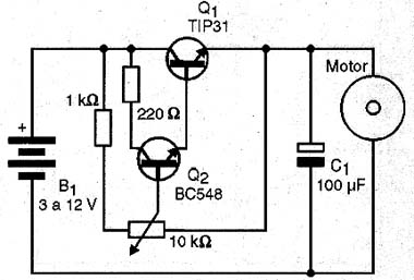 Controle de velocidade.