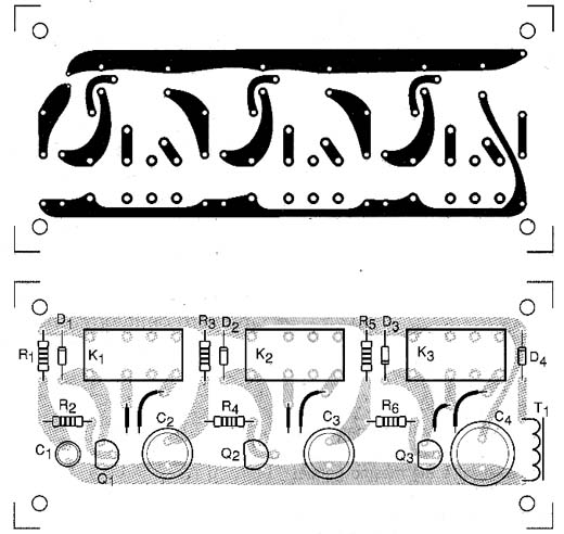 Placa de circuito impresso para o sistema 