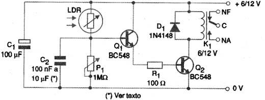Diagrama elétrico do controle remoto simples Diagrama elétrico do controle remoto simples