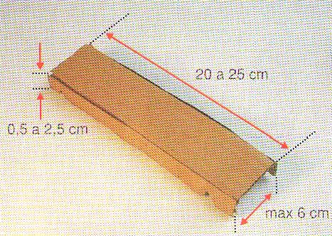 Formato do chassi de papelão Formato do chassi de papelão