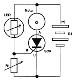Circuito completo da versão com SCR. Circuito completo da versão com SCR.