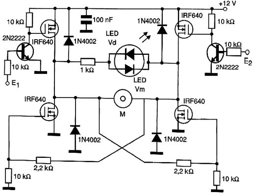 Controle completo HH usando Power-FETs. Controle completo HH usando Power-FETs.