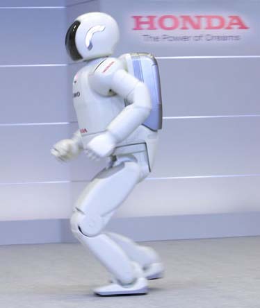 ASIMO correndo. ASIMO correndo.