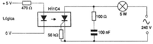 Circuito empregando SCR 