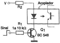 Usando um transistor NPN de uso geral. 