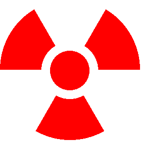 Símbolo de radiação. Símbolo de radiação.