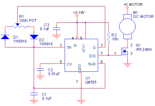 Figura 1 - PWM com o 555 Figura 1 - PWM com o 555