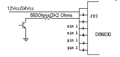 Configuração alimentada por fonte de 12 V com transistor bipolar. Configuração alimentada por fonte de 12 V com transistor bipolar.