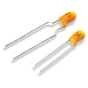 Figura 5 – Capacitores de tântalo
Figura 5 – Capacitores de tântalo