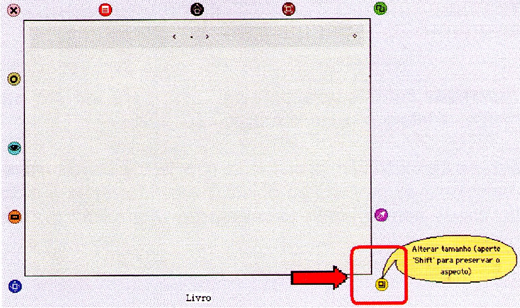 Tamanho do livro alterado. Tamanho do livro alterado.