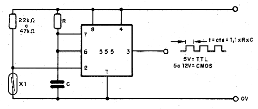  Circuito para sensor. 