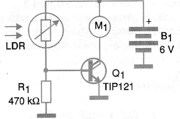    Figura 11 – Controle do motor com LDR
