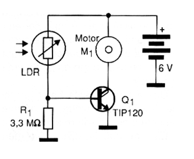Figura 6 – Circuito de controle para um motor
Figura 6 – Circuito de controle para um motor