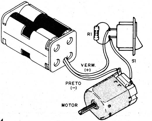 Figura 4 – Usando um resistor redutor
Figura 4 – Usando um resistor redutor
