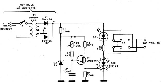 Figura 1 – Diagrama do controle de velocidade
Figura 1 – Diagrama do controle de velocidade