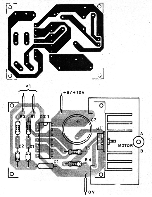 Figura 2 – Placa de circuito impresso para a montagem
Figura 2 – Placa de circuito impresso para a montagem