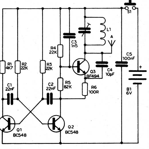 Figura 7 – O circuito do transmissor
