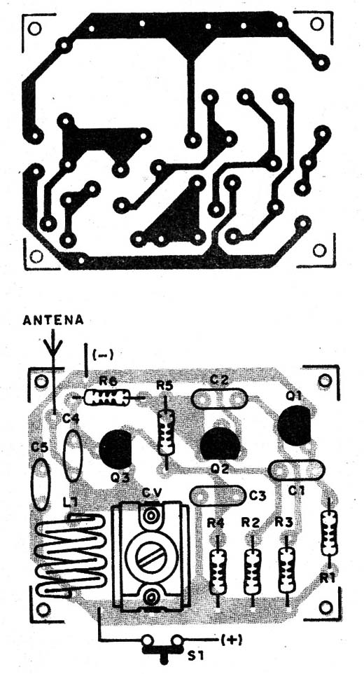 Figura 8 – Placa para o transmissor
Figura 8 – Placa para o transmissor