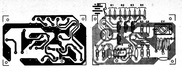 Figura 5 – Placa de circuito impresso para a montagem
Figura 5 – Placa de circuito impresso para a montagem
