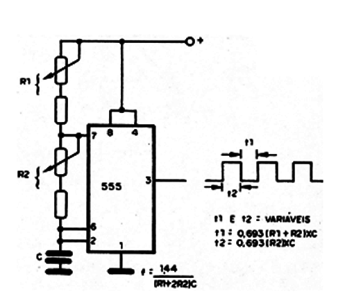    Figura 8 – PWM com o 555
