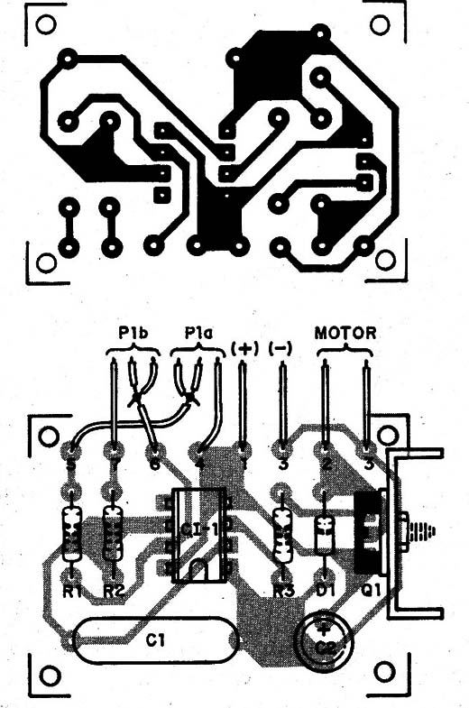 Figura 10 – Placa de circuito impresso para a montagem
Figura 10 – Placa de circuito impresso para a montagem