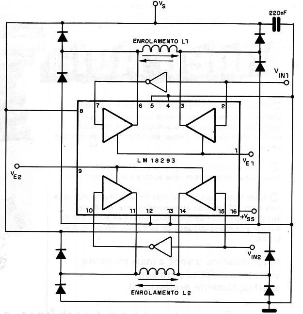 Figura 9 – Controle de motor de passo
Figura 9 – Controle de motor de passo