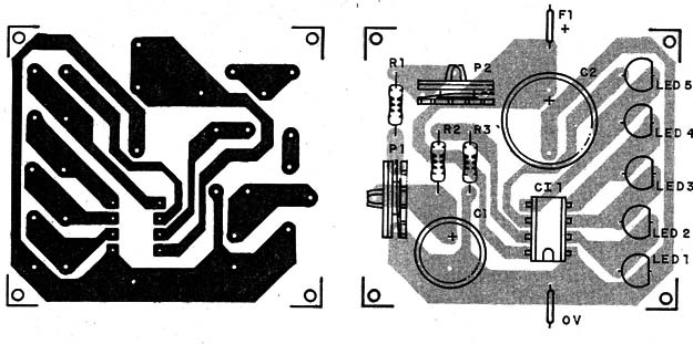 Figura 3 – Placa de circuito impresso para a montagem
Figura 3 – Placa de circuito impresso para a montagem