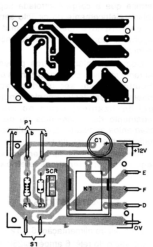   Figura 8 – Placa para este circuito
