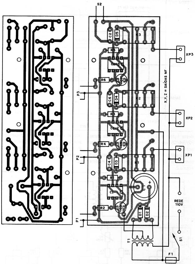 Figura 4 – Placa para a montagem
Figura 4 – Placa para a montagem
