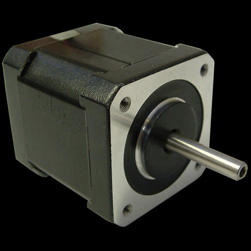 Motor de passo comum - não devem ser confundidos com motores de corrente contínua.
Motor de passo comum - não devem ser confundidos com motores de corrente contínua.