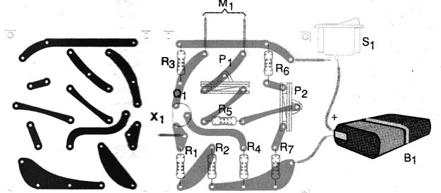 Figura 2 – Placa de circuito impresso para o indicador
