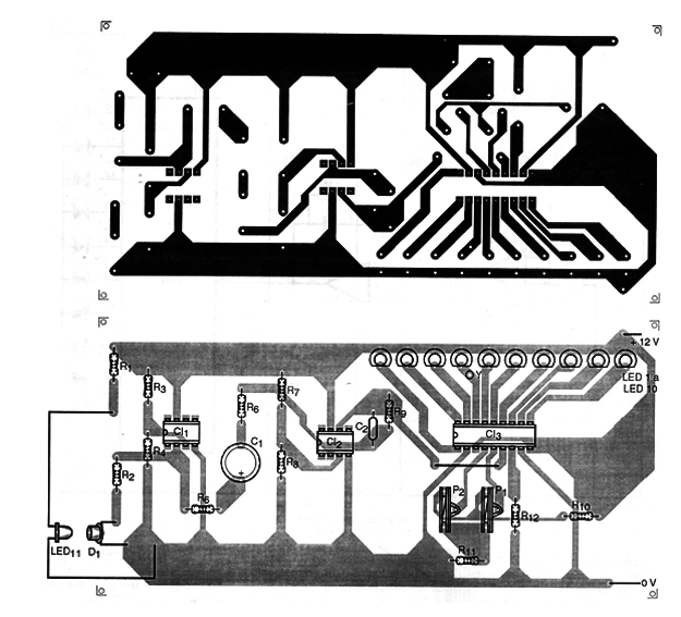 Figura 3- Placa de circuito impresso para a montagem
