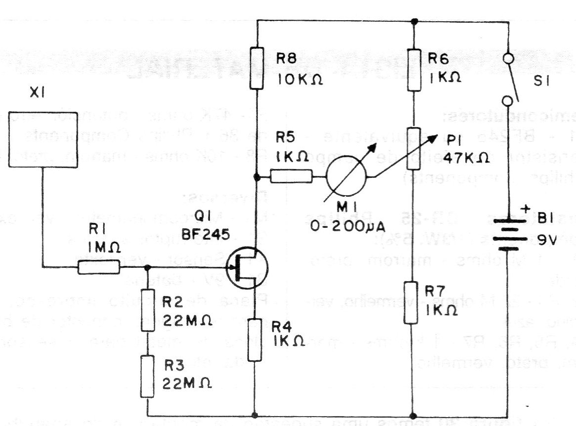    Figura 2 – Diagrama do aparelho