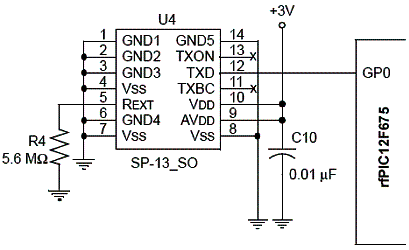 Configuração para o circuito sensor. Configuração para o circuito sensor.