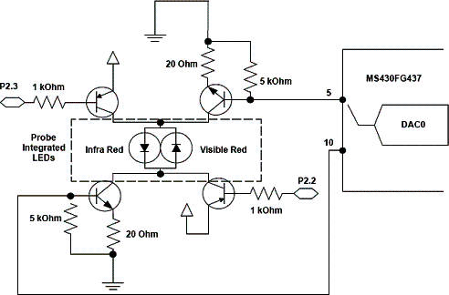 Circuito de excitação para os LEDs. Circuito de excitação para os LEDs.