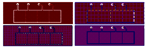 Sensor de 4 botões. Sensor de 4 botões.