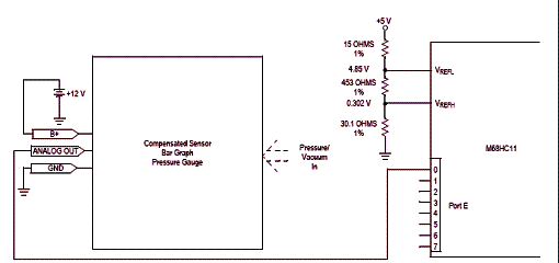  Interfaceamento do circuito da figura 3 com um microcontrolador.  