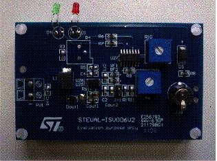 Figura 4 - Placa da placa de demonstração da ST. Figura 4 - Placa da placa de demonstração da ST.