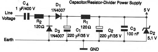 Exemplo de circuito de controle com TRIAC.
Exemplo de circuito de controle com TRIAC.