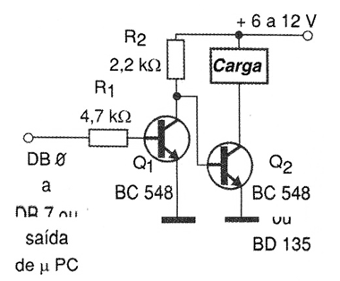 Figura 7 – Configuração com dois transistores
