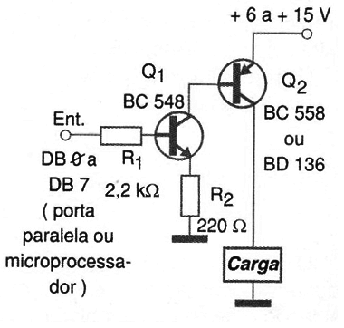 Figura 20 – Interface com dois transistores

