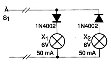 Substituindo LEDs por lâmpadas. Substituindo LEDs por lâmpadas.
