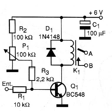 Diagrama do Relé Eletrônico Diagrama do Relé Eletrônico